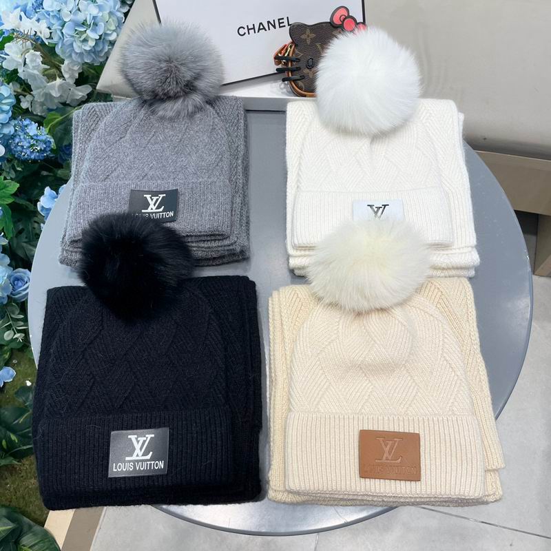 LV Scarf Hat 111102